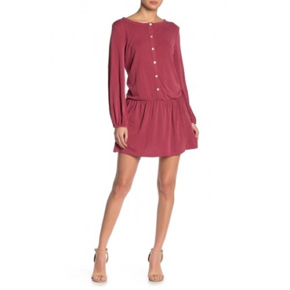 Luna Chix Burgundy Dress 